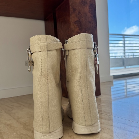 Givenchy Shark Lock Biker Boots - Picture 6 of 10